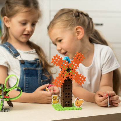Klocki wafle mini Rolnik średni 03827