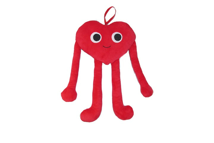 Pluszowe serce z nogami i rękami 25cm