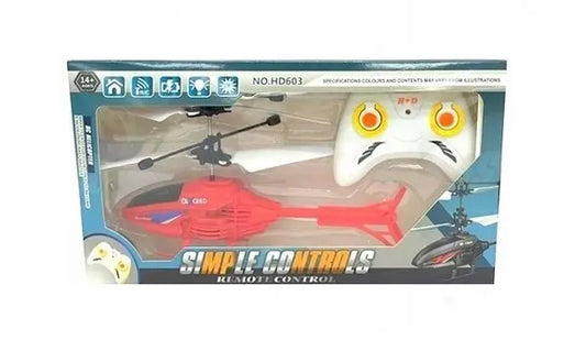 Helikopter na radio z ładowarką - 3 kolory - mix