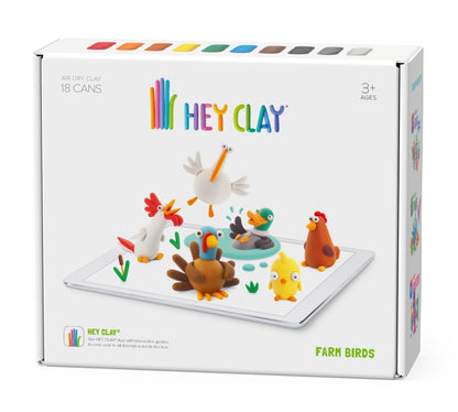 TMT HeyClay Masa plast.Ptaki z farmy 00378