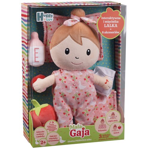 Lalka interaktywna huggy luv gaja + akcesoria