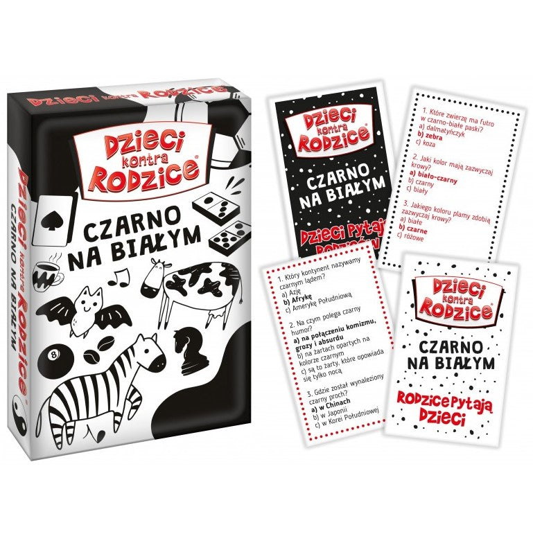 Dzieci kontra rodzice gra Czarno na białym 75765