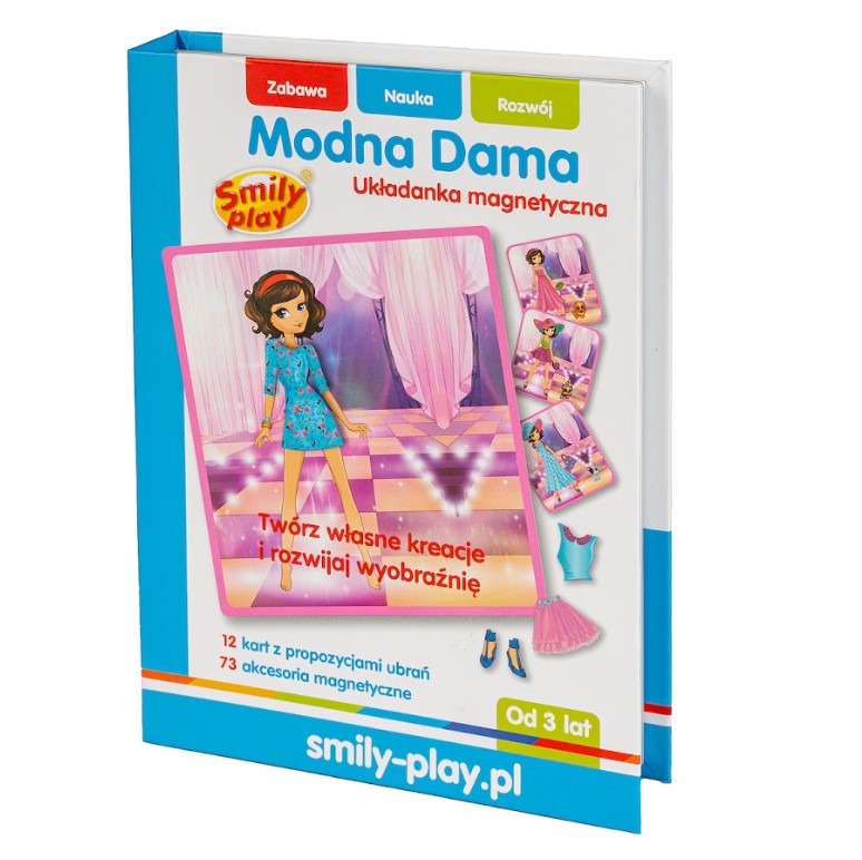 Smily Play Układanka magnetyczna Modna Dama