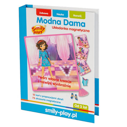Smily Play Układanka magnetyczna Modna Dama