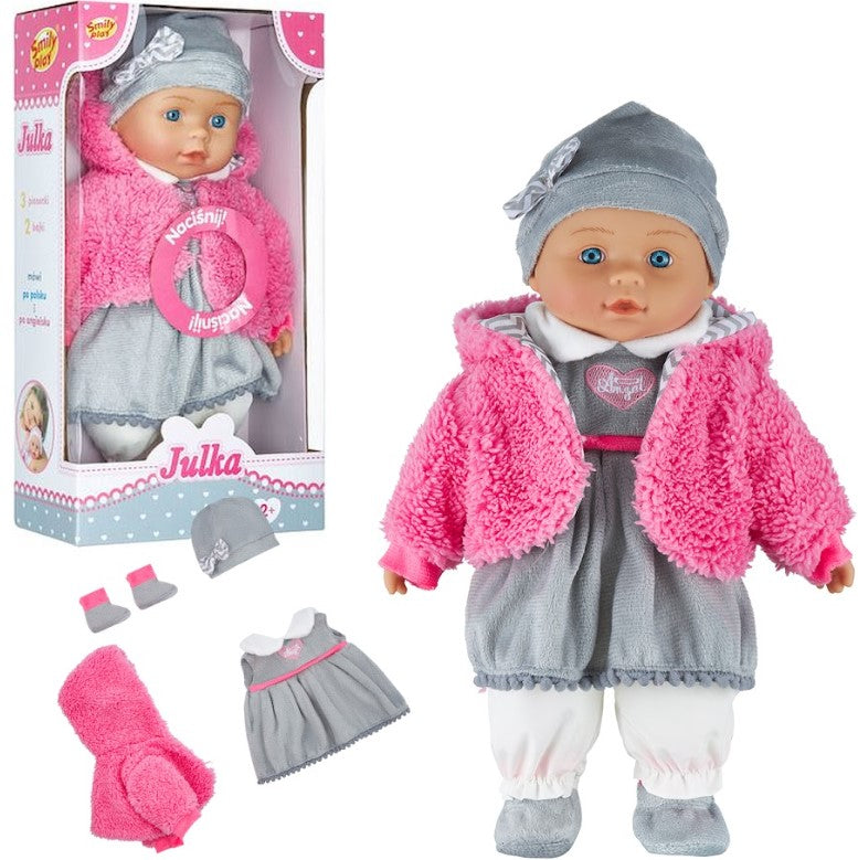 Lalka Julka uczy, śpiewa.SmilyPlay SP83870 38706