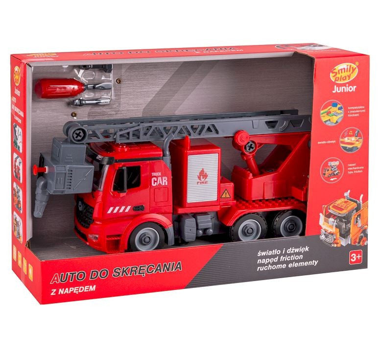 Auto straż do skręcania smily play