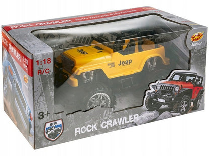 Smily play auto rock crawler rc żółte