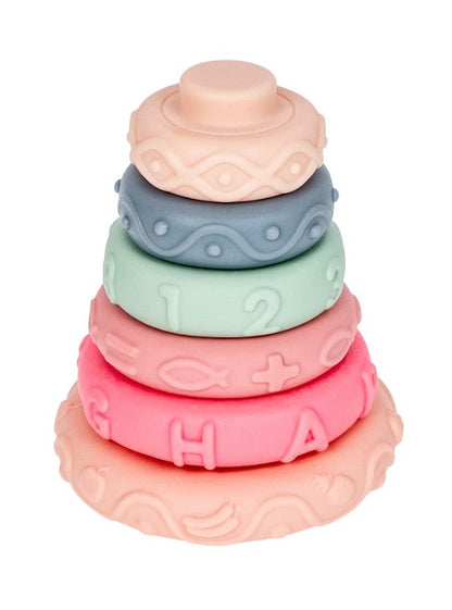 Piramidka wieża kolory pastel SmilyP SP84503 45032