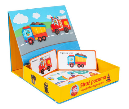 Układanka magnet.Pojazdy SmilyPlay SP84506 45063