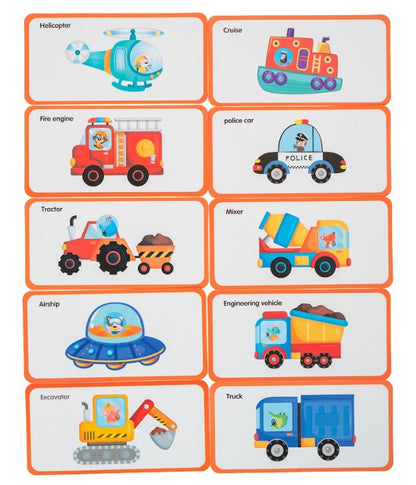 Układanka magnet.Pojazdy SmilyPlay SP84506 45063