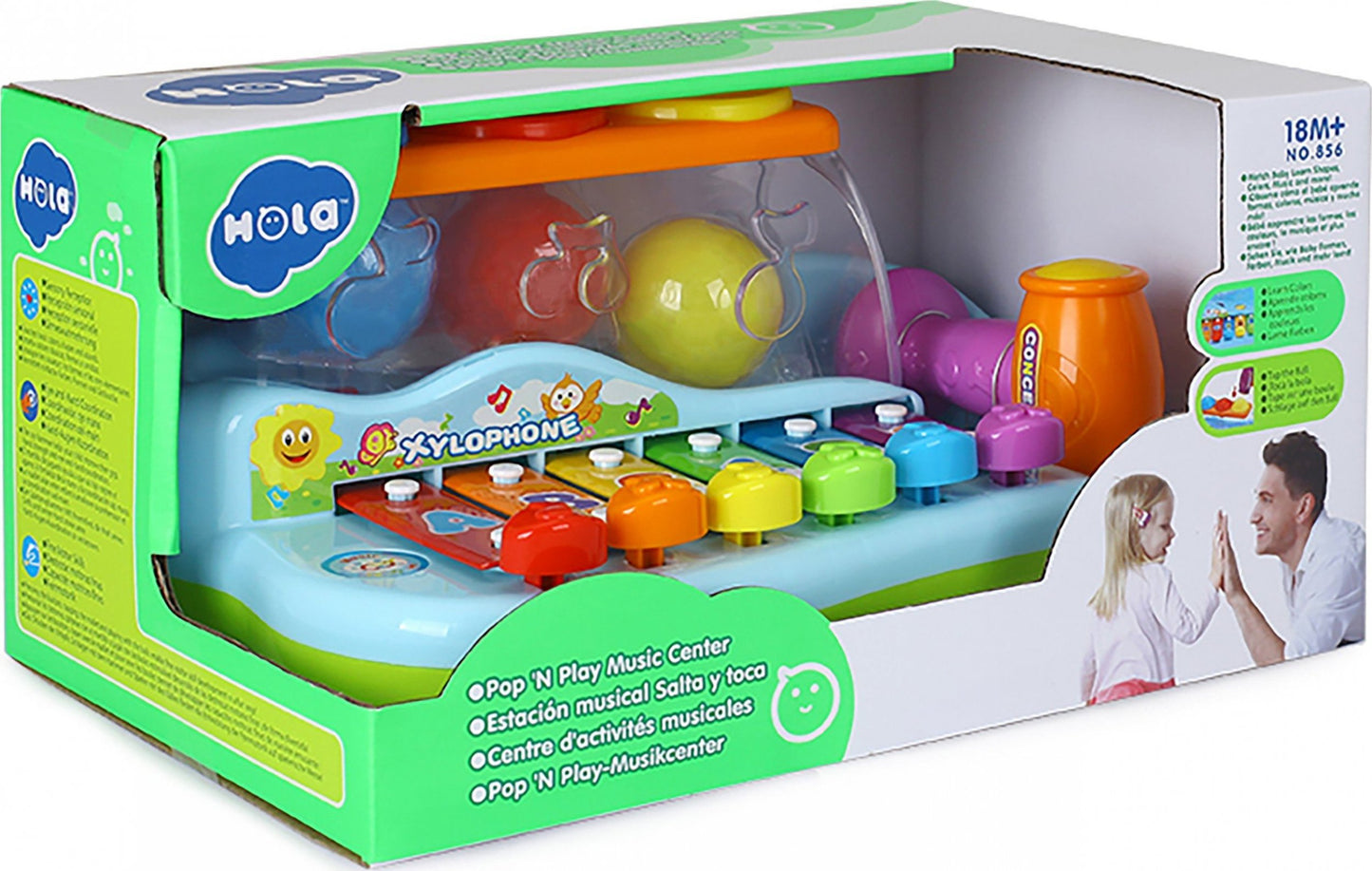 Centrum muzyczne hola pianinko smily play
