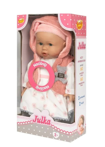 Lalka julka bobas 32cm smily play