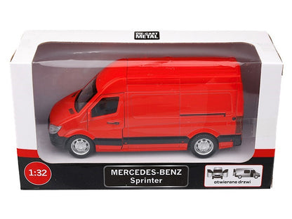 Model MercedesBenzSprinter 1:32 czerw B-947 29477