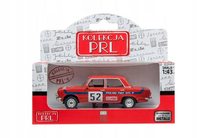 Model PRL Fiat 125p Rally czerwony K-578 15781