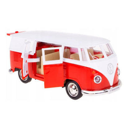 Model volkswagen transporter t1 czerwony