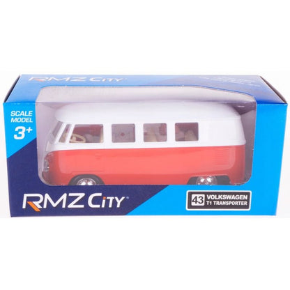 Model volkswagen transporter t1 czerwony
