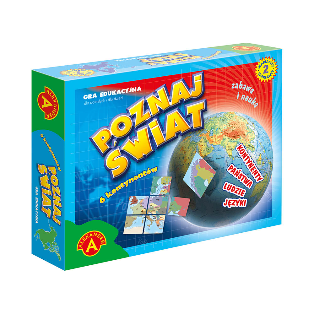 Poznaj świat gra edukacyjna 01150