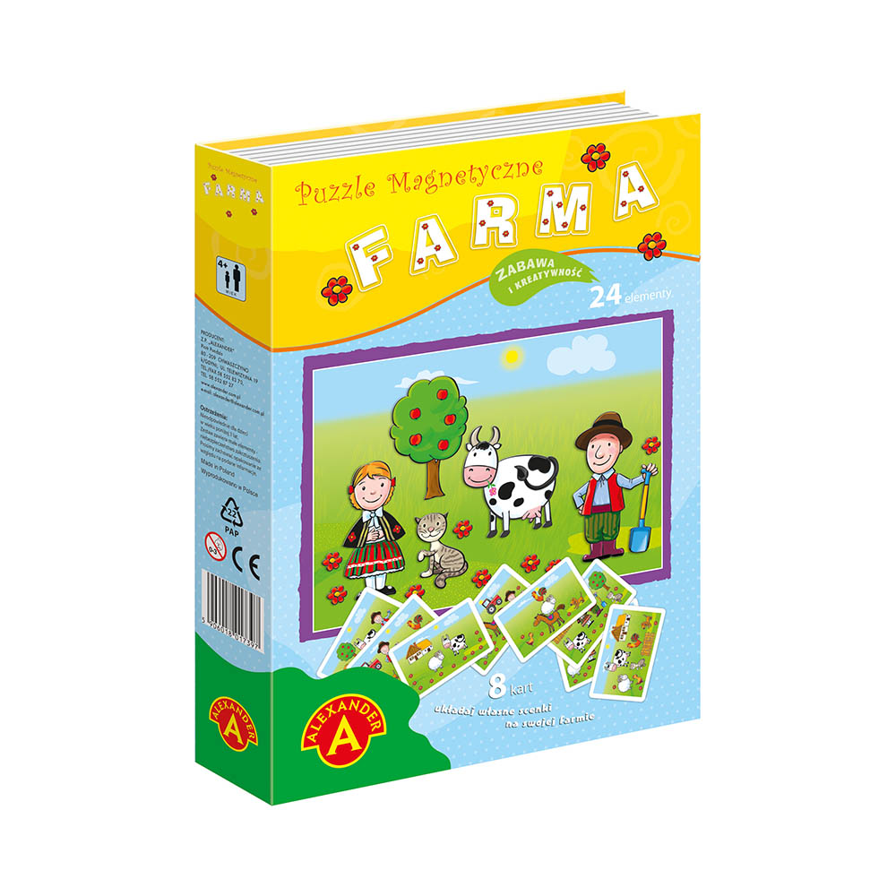 Puzzle magnetyczne-farma 07596