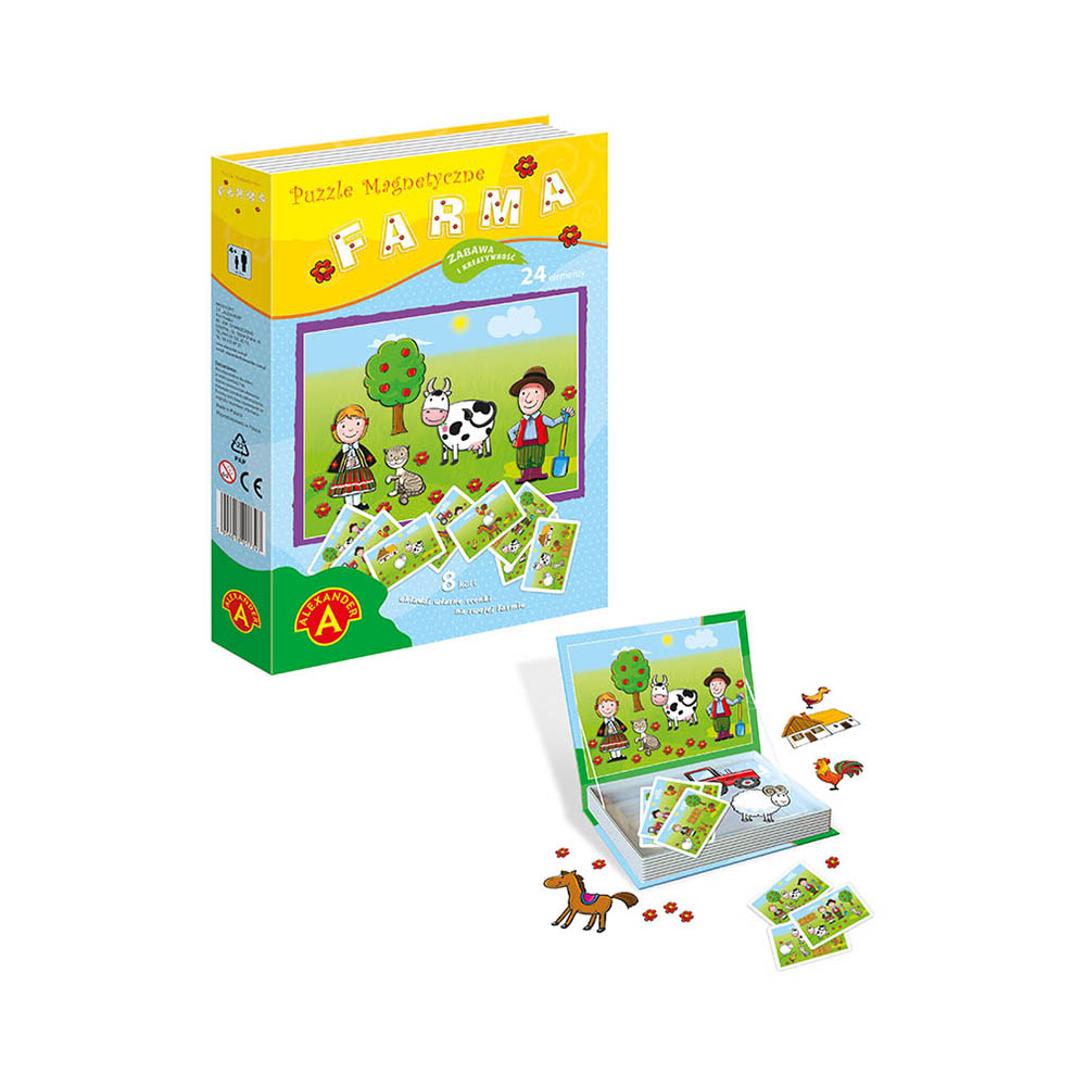Puzzle magnetyczne-farma 07596