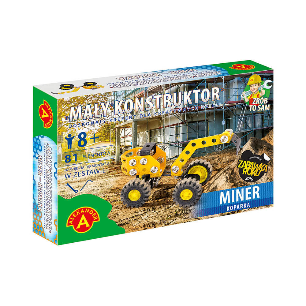 Mały konstruktor Miner koparka 15584
