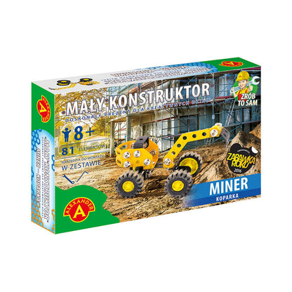 Mały konstruktor Miner koparka 15584
