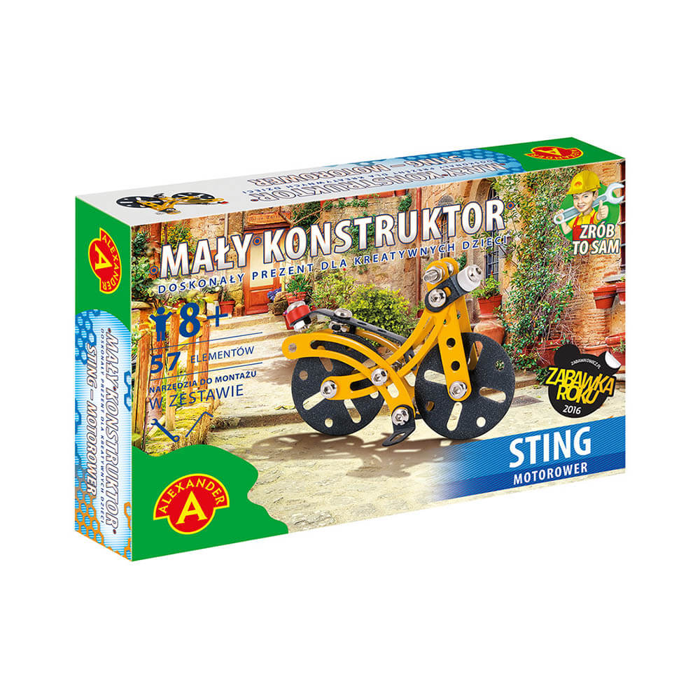 Mały konstruktor Sting motorower 15607