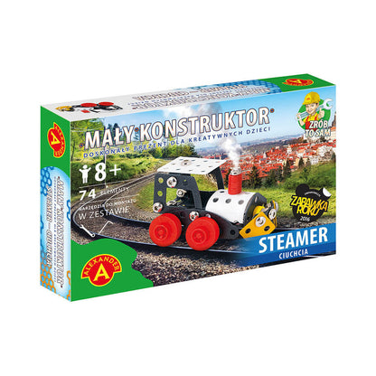 Mały konstruktor Steamer ciuchcia 15621