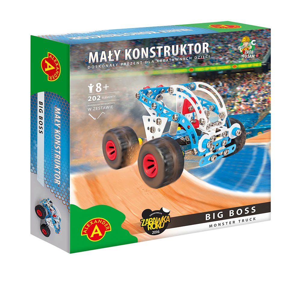 Mały konstruktor Monster Truck-Big Boss 19193