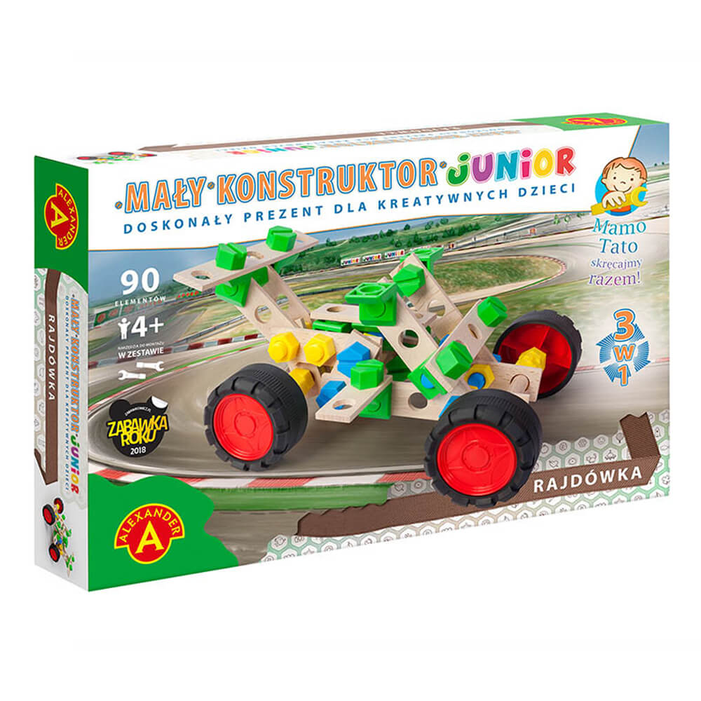 Mały konstruktor Junior 3 w 1 rajdówka 19391