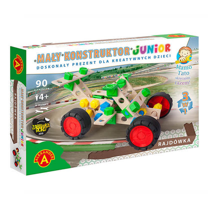 Mały konstruktor Junior 3 w 1 rajdówka 19391