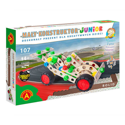 Mały konstruktor Junior 3 w 1 Bolid 19414