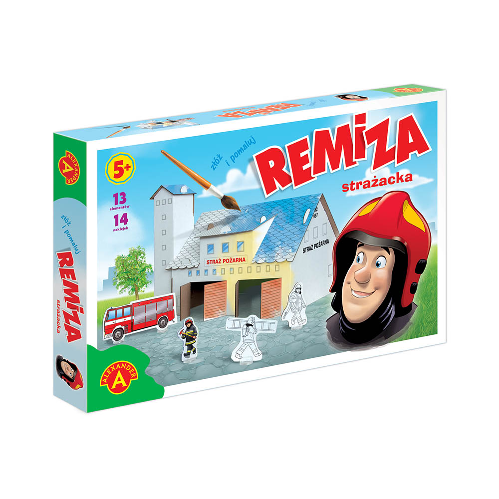 Domek do malowania remiza strażacka 20380