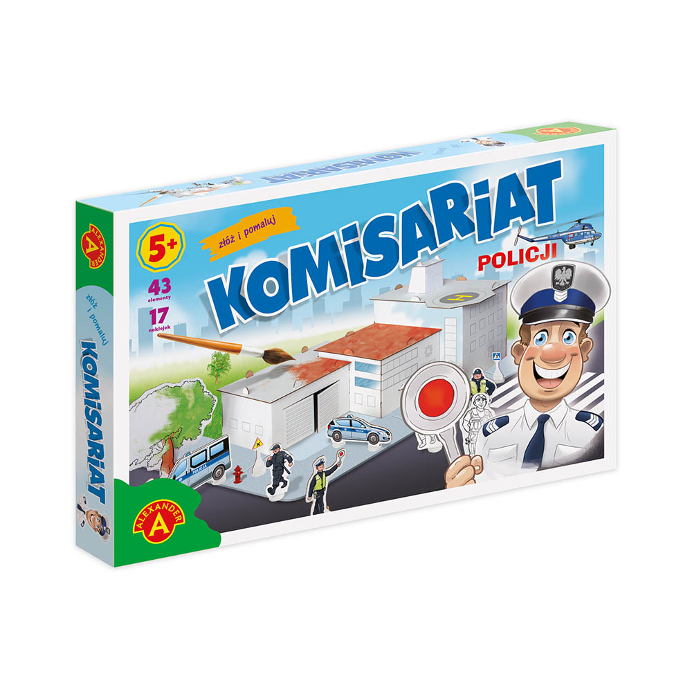 Domek do malowania komisariat policji 20397