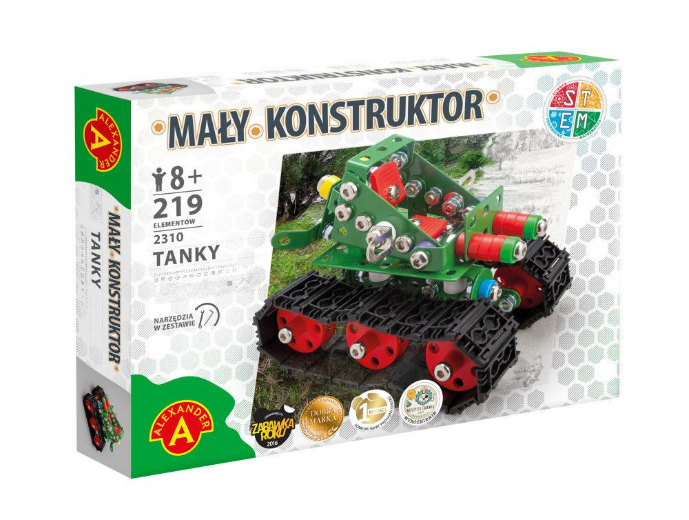 Mały konstruktor tanky