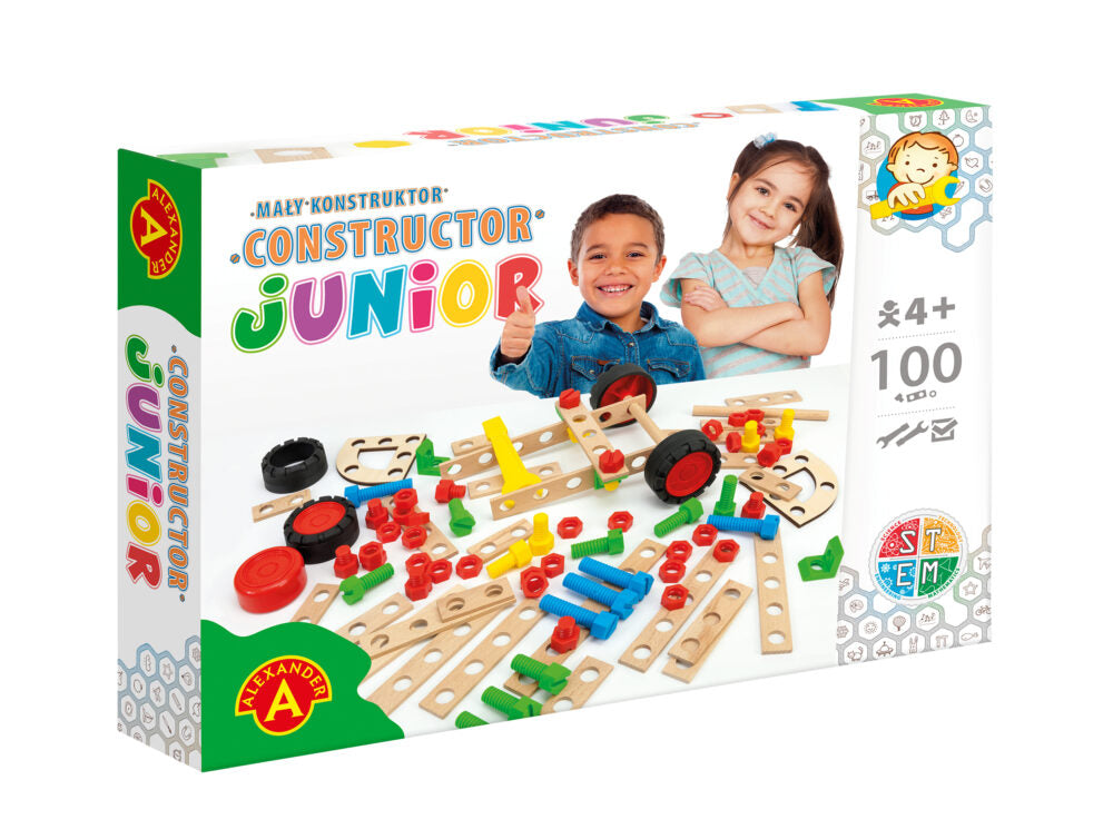 Mały konstruktor junior 100el 25620