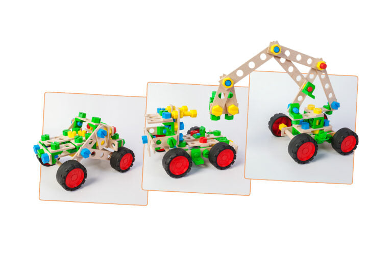 Mały konstruktor junior 3x1 off road vehicle