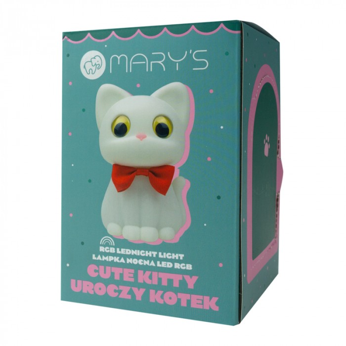 Lampka nocna LED - Uroczy kotek