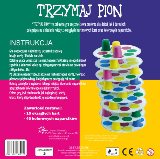 Gra Trzymaj pion AB 37022