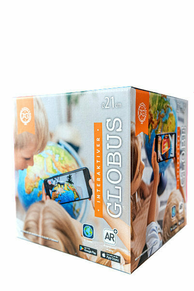 Alaysky globus 21cm z mapą fizyczną 01909 19096