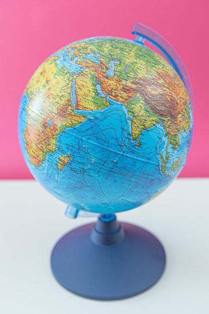 Alaysky globus 21cm z mapą fizyczną 01909 19096