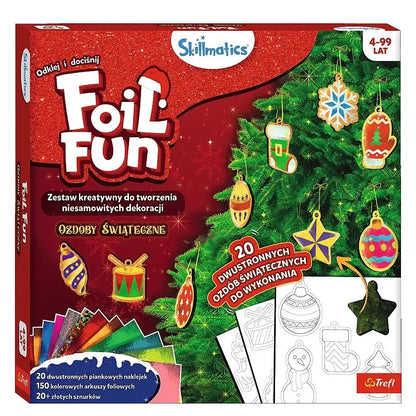 Zestaw kreatywny Skillmatics Foil Fun - Ozdoby Świąteczne