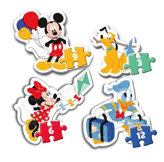 Disney baby moje pierwsze puzzle 4w1
