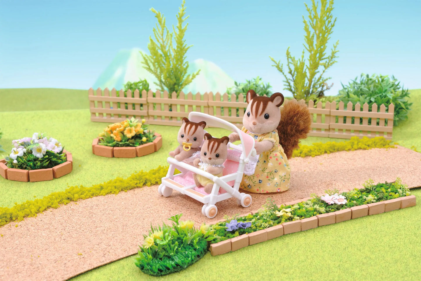 Sylvanian Podwójny wózek spacerowy