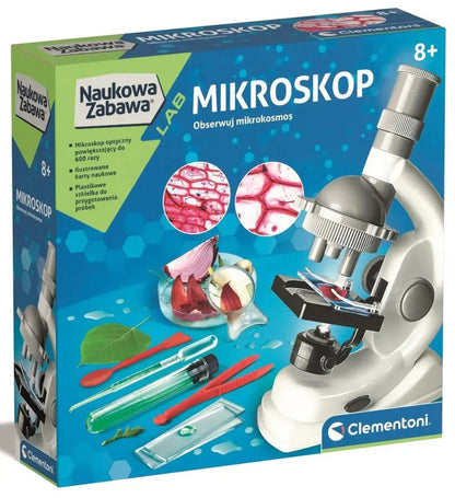Naukowa zabawa naukowa zabawka doświadczenia z mikroskopem