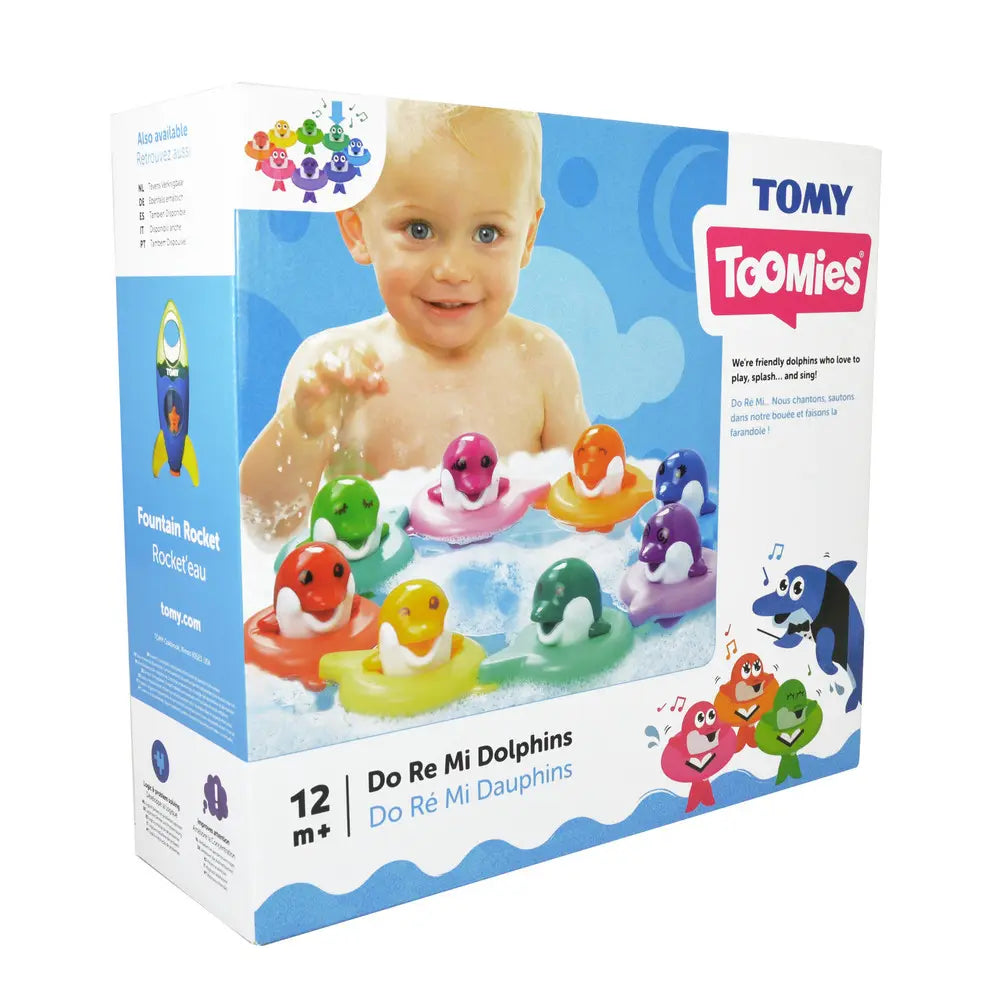 Toomies zabawka do kąpieli muzyczne delfinki
