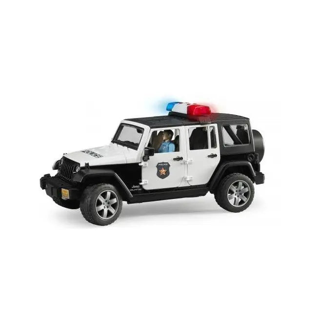 Jeep wrangler unlimited rubicon policyjny z figurką policjanta