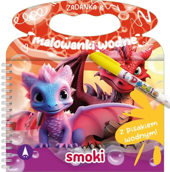 Zadanka i malowanki wodne. Smoki