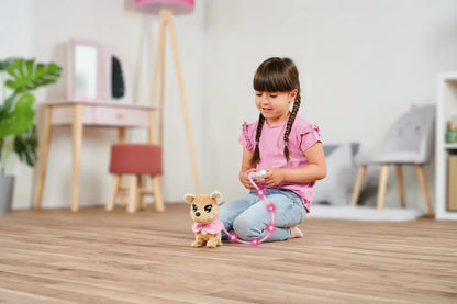 Chi chi love loomy sterowany piesek ze świecącym przewodem
