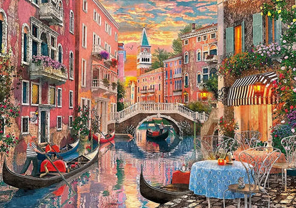 Clementoni puzzle 6000 hq venice evening sunset