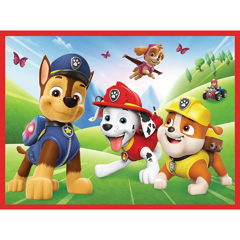 Puzzle  2w1+memos Psia ekipa w akcji /Viacom